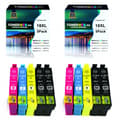 Miniatyrbilde 8 av 9: Epson Blekkpakke BK/BK/C/M/Y 18XL (4x17 ml / 6x13 ml) - Erstatter T1816 (1 stk.)