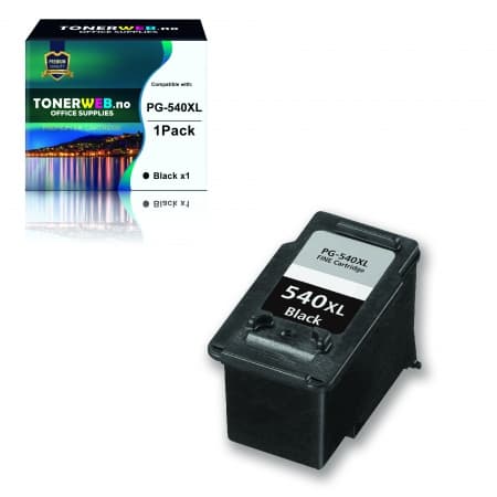 Canon Blekkpatron PG-540XL (18 ml) Sort Høykapasitet - 5222B004 - Erstatter (1 stk.)