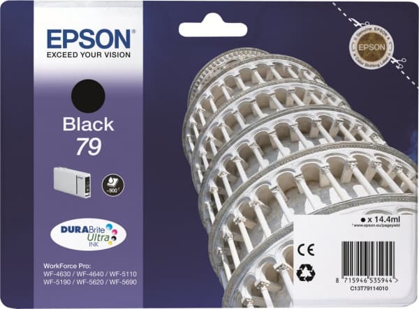 T7911 Black Ink Cartridge L (1 stk.)