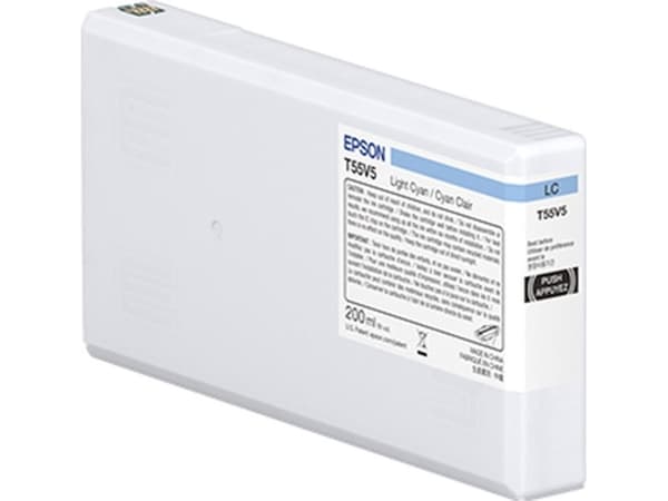 Epson T55W5 - 200 ml - lys cyan - original - blekkpatron - for P/N: C11CL14301A0