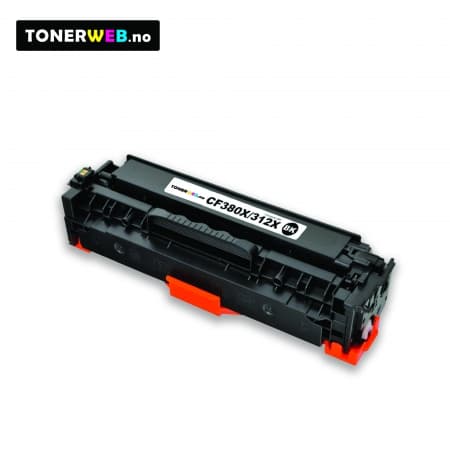 Tonerkassett, erstatter HP Sort 312X Høykapasitet (4.400 sider) (1 stk.)