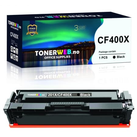 Tonerkassett, erstatter HP Sort 201X (2.800 sider)  (1 stk.)