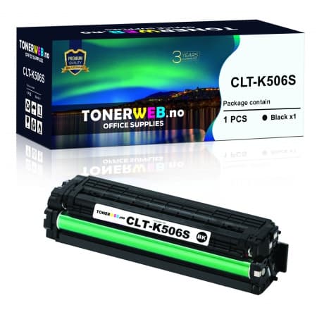 Samsung Toner Sort (6.000 sider) - Erstatter CLT-K506L (1 stk.)