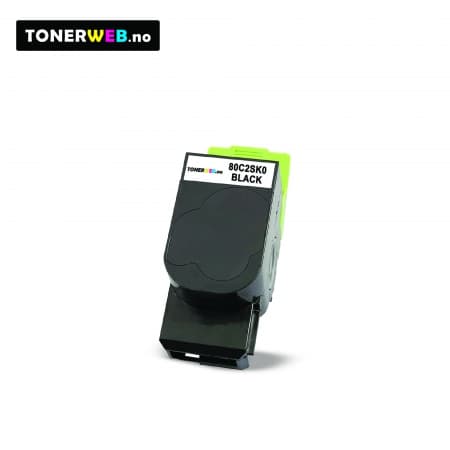 Lexmark Toner Sort (2.500 sider) - Erstatter 80C2SK0 (1 stk.)