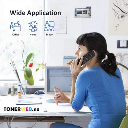 Tonerkassett, erstatter HP Toner Sort HY 410X (6.500 sider) (1 stk.)