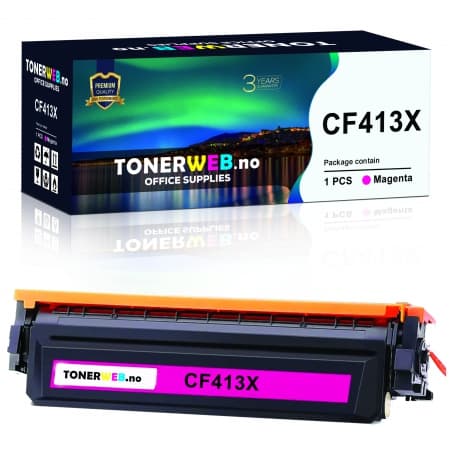 Tonerkassett, erstatter HP Magenta HY 413X (5.000 sider) (1 stk.)