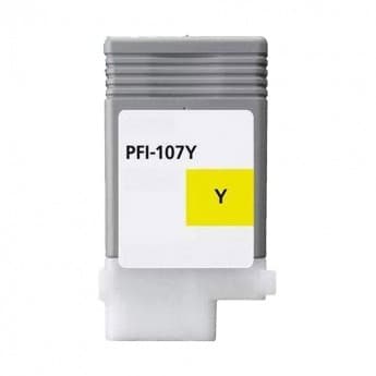 Canon Blekkpatron Gul PFI-107Y (130 ml) - Erstatter 6708B001 (1 stk.)