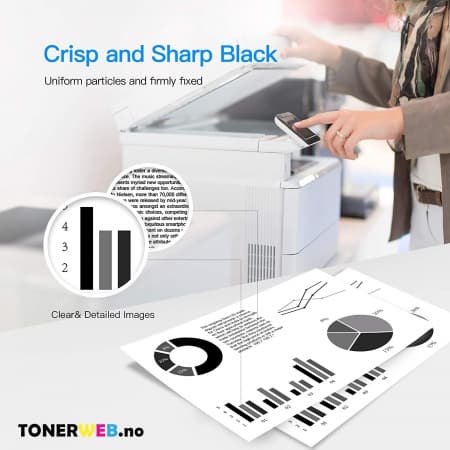 Tonerkassett, erstatter HP Toner Sort LaserJet 17A (1.600 sider) (1 stk.)