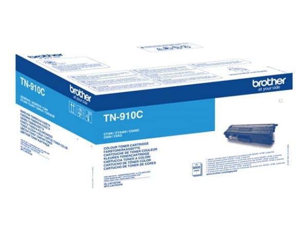 Toner Brother Tn910C Blå 9K (1 stk.)
