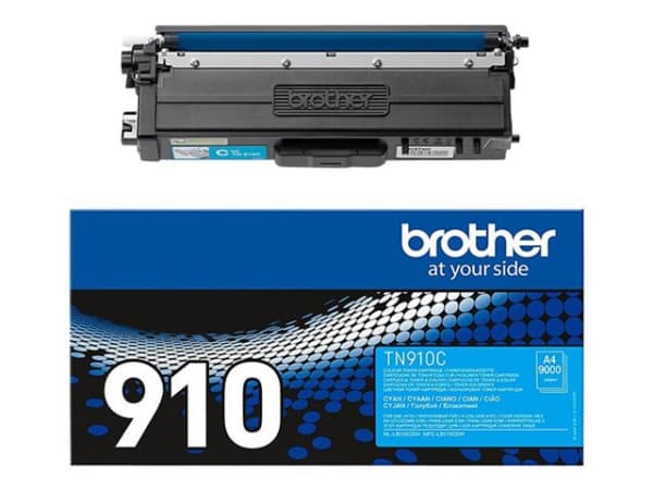 Toner Brother Tn910C Blå 9K (1 stk.)