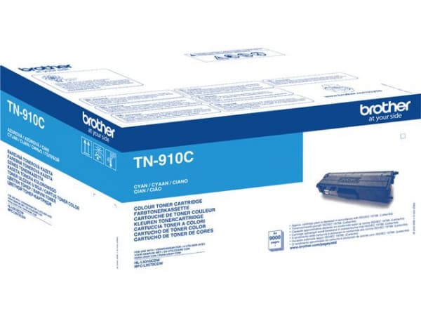 Toner Brother Tn910C Blå 9K (1 stk.)