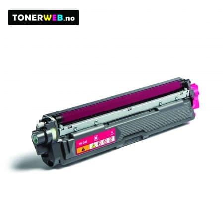 Tonerkassett, erstatter Brother TN-241M / TN-245M /TN246M Magenta (2.200 sider) Magenta (2.200 sider) (1 stk.)