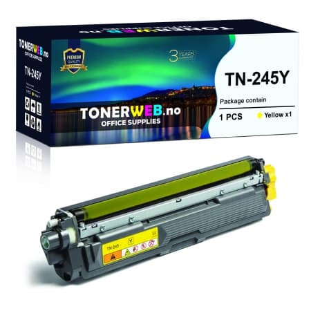 Tonerkassett, erstatter Brother TN-241C/TN-245C/TN-245C Cyan (2.200 sider) (1 stk.)