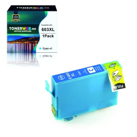 Epson Blekkpatron Cyan 603XL - Erstatter (1 stk.)