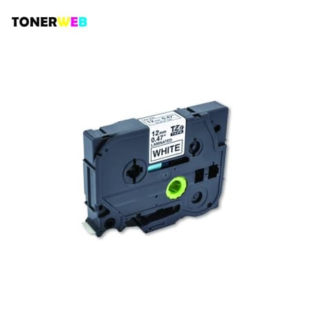Brother Tape, erstatter Brother P-Touch TZe-231 Sort På Hvit 12mm (8m) (1 stk.)