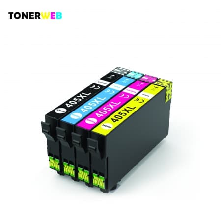 Epson Blekkpakke Sort Cyan Magenta Gul 405 XL  (1100 sider) - Erstattter C13T05H64010 (1 stk.)