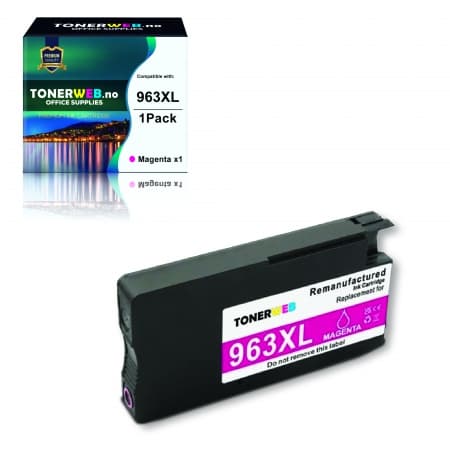 HP 963XL høykapasitets magenta, original blekkpatron