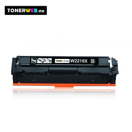 Tonerkassett, erstatter HP 207X Sort (3150 sider)