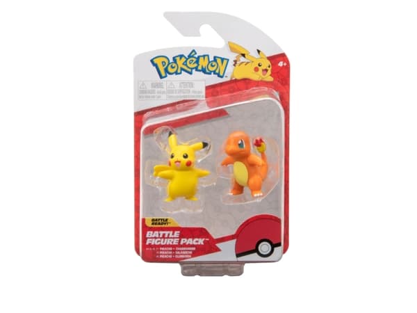 Figurka Pokemon Pokémon - BATTLE FIGURE 2 PK CHARMANDER AND PIKACHU -(PKW2852)