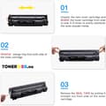 Miniatyrbilde 3 av 8: Tonerkassett, erstatter HP Toner Sort LaserJet 85A (Ca 1.600 sider) (1 stk.)
