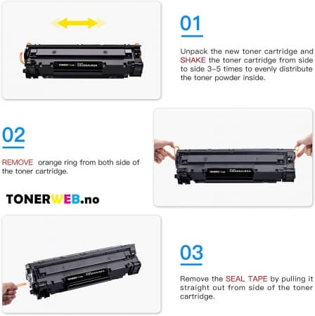 Tonerkassett, erstatter HP Toner Sort LaserJet 85A (Ca 1.600 sider) (1 stk.)