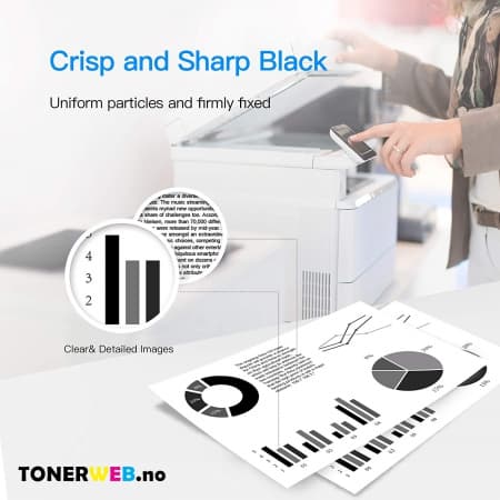 Tonerkassett, erstatter HP Toner Sort LaserJet 85A (Ca 1.600 sider) (1 stk.)
