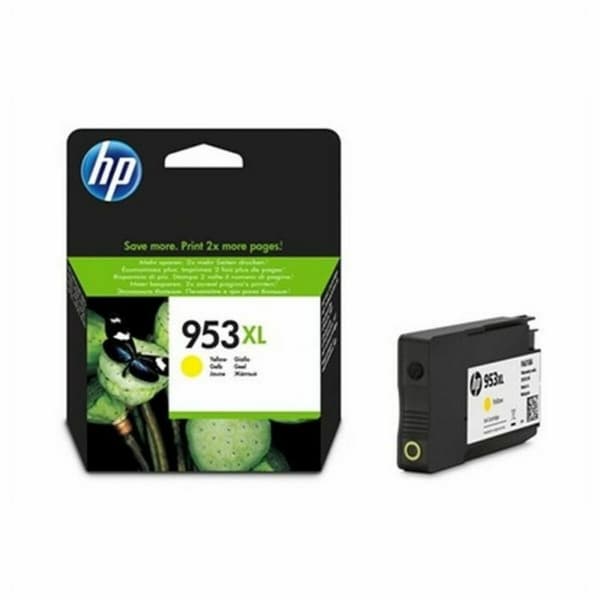 Original blækpatron HP Cartucho de tinta Original HP 953XL de alto rendimiento amarillo Gul