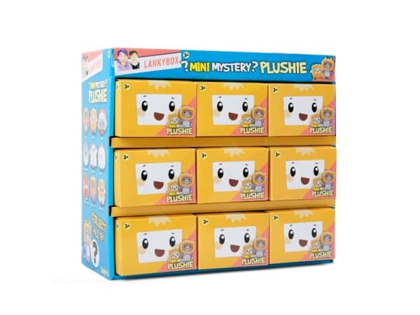 LANKYBOX MYSTERY MINI PLUSHIES ASS CDU - assorted