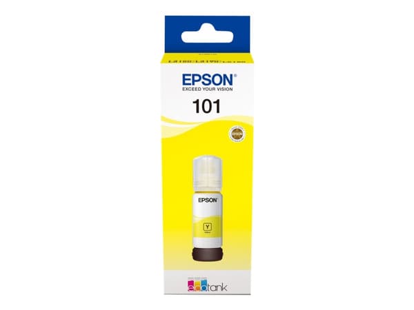 Epson 101 - 70 ml - gul - original - bläcktank - för Epson L4260, L4266, L6190, L6260, L6270, L6276, L6290; EcoTank L14150, L6290