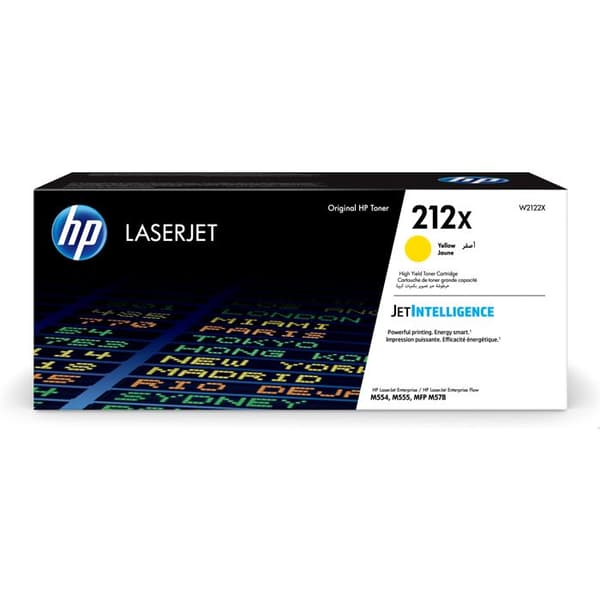 Toner - HP - 212X - Gul - Storkapacitet - 10000 sidor