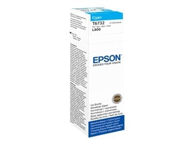 Epson T6732 - 70 ml - cyan - original - blekkpåfylling - for Epson L1800, L800, L805, L810, L850; EcoTank L1800