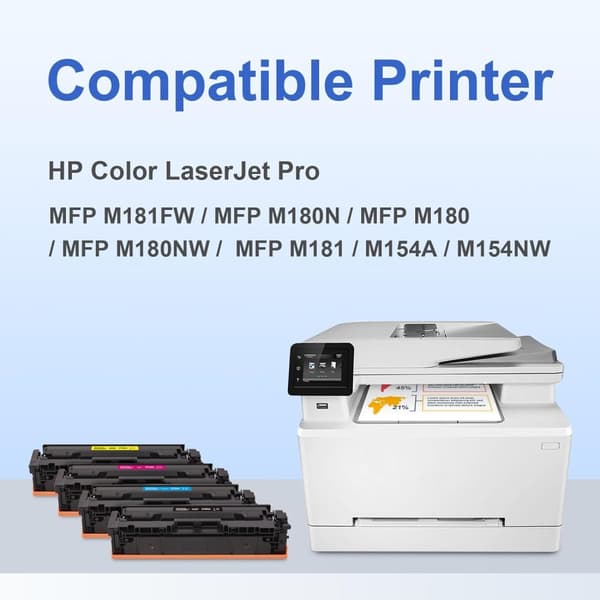 Tonerkassett 4-pack 205A HP Color LaserJet LEMERO