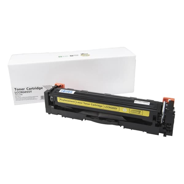 Yhteensopiva väriaine Canon 3013C002, CRG055Y (OEM chip) - keltainen