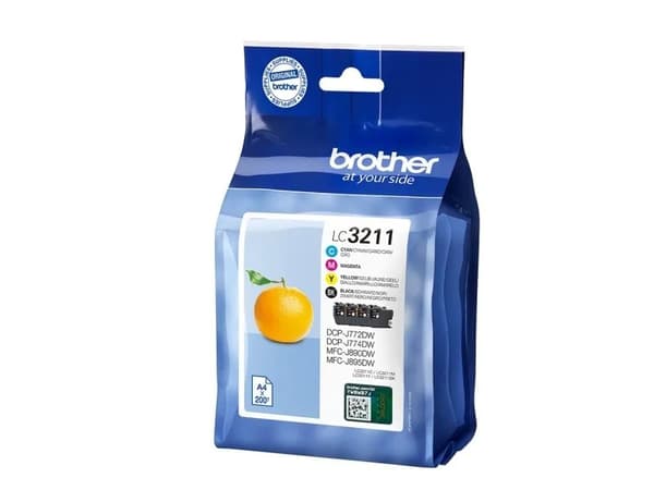 Brother LC3211 - 4-pack - svart, gul, cyan, magenta - original - blekkpatron - for Brother DCP-J572, DCP-J772, DCP-J774, MFC-J890, MFC-J895