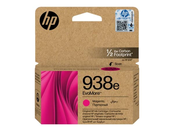 HP 938e EvoMore - Magenta - original - blekkpatron - for Officejet Pro 8130e