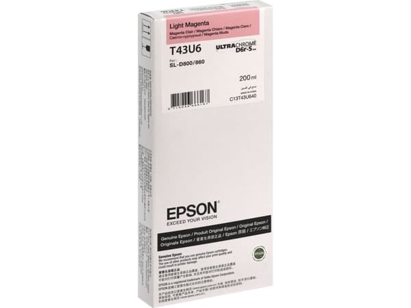 Epson T43U6 - 200 ml - ljus magenta - original - bläckpatron