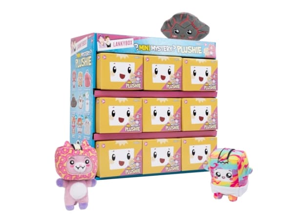 LANKYBOX MYSTERY MINI PLUSHIES ASS CDU - assorted