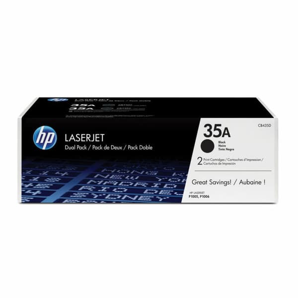 Toner HP CB435AD Sort