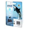 Miniatyrbild 4 av 6: EPSON T7605 ljuscyan bläckpatron - Orca (C13T76054010)