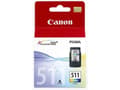 Miniatyrbilde 5 av 5: Canon CL-511 - Farge (cyan, magenta, gul) - original - blekkpatron - for PIXMA MP230, MP237, MP252, MP258, MP272, MP280, MP282, MP495, MP499, MX360,