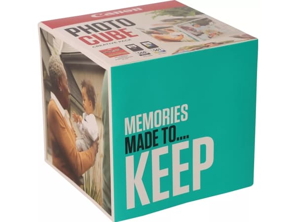 Canon Photo Cube Creative Pack - 2-pack - svart, farge (cyan, magenta, gul) - original - blekkpatron/papirsett - for PIXMA TS5350, TS5350i, TS5351, T
