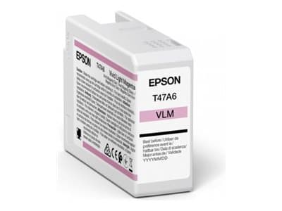 Epson T47A6 - 50 ml - livlig lys magenta - original - blekkpatron - for SureColor SC-P900