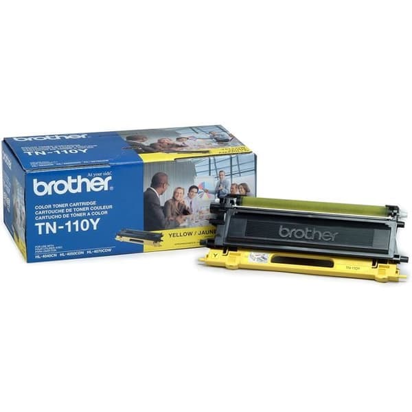Ultrahög kapacitet gul tonerkassett BROTHER TN-821XXLY för EC-laserutskrifter - 12000 sidor