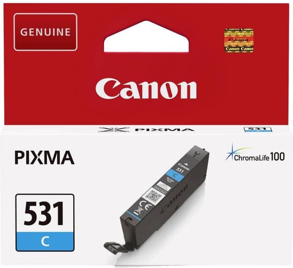 Canon bläckpatron CLI-531 C Original Cyan 6119C001