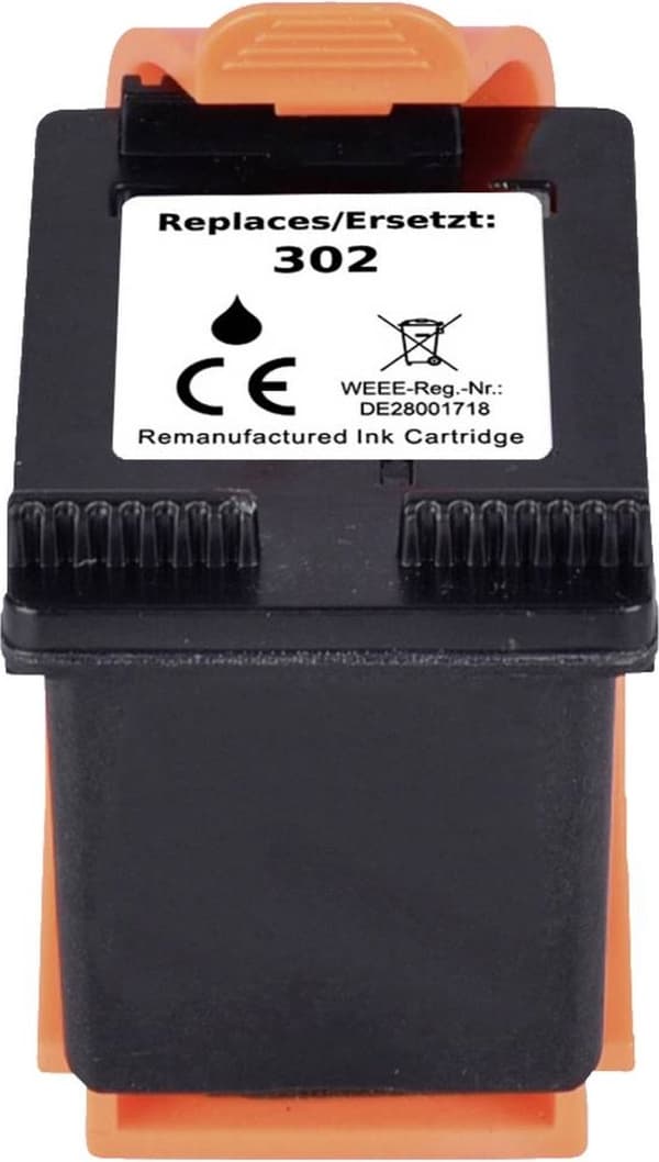 Renkforce bläckpatron ersätter HP 302, F6U66AE kompatibel svart RF-5655886