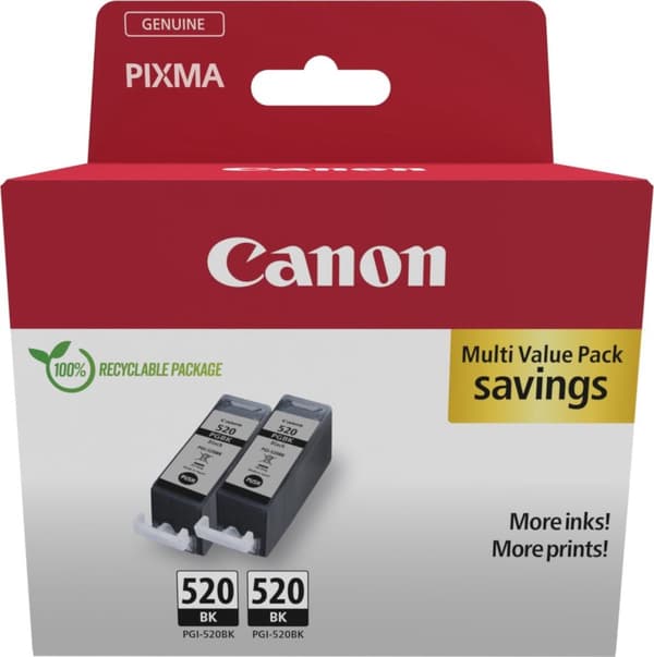 Canon 2932B019 bläckpatron 2 stycken Original Svart