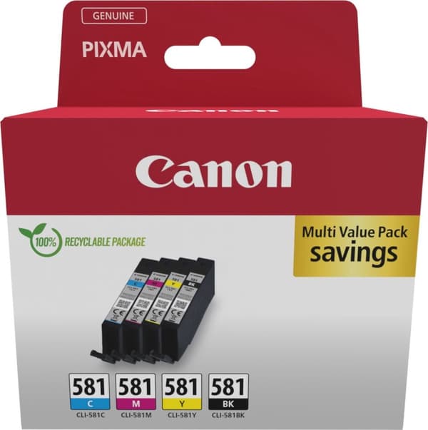Canon 2103C006 bläckpatron 4 stycken Original Svart, Cyan, Magenta, Gul