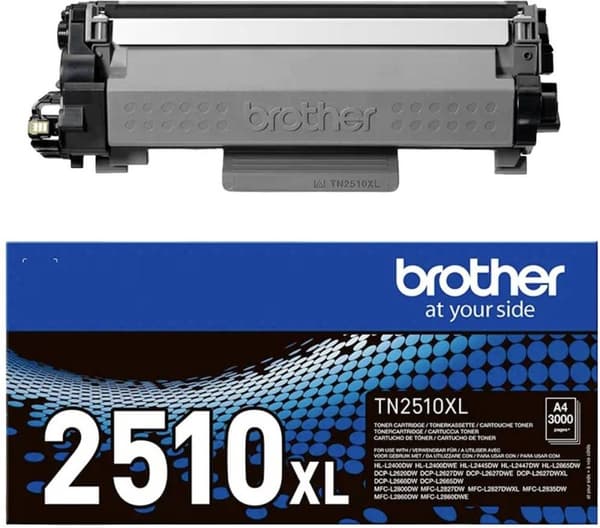 Brother tonerkassett TN-2510XL TN2510XL Original svart 3000 ark