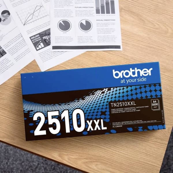Brother tonerkassett TN-2510XL TN2510XL Original svart 3000 ark