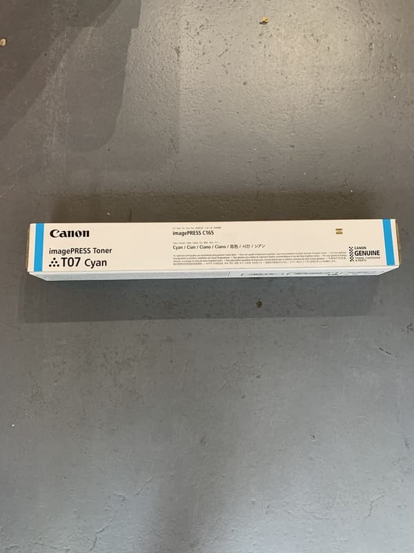 Canon T07 - Toner - imagePress toner - Cyan